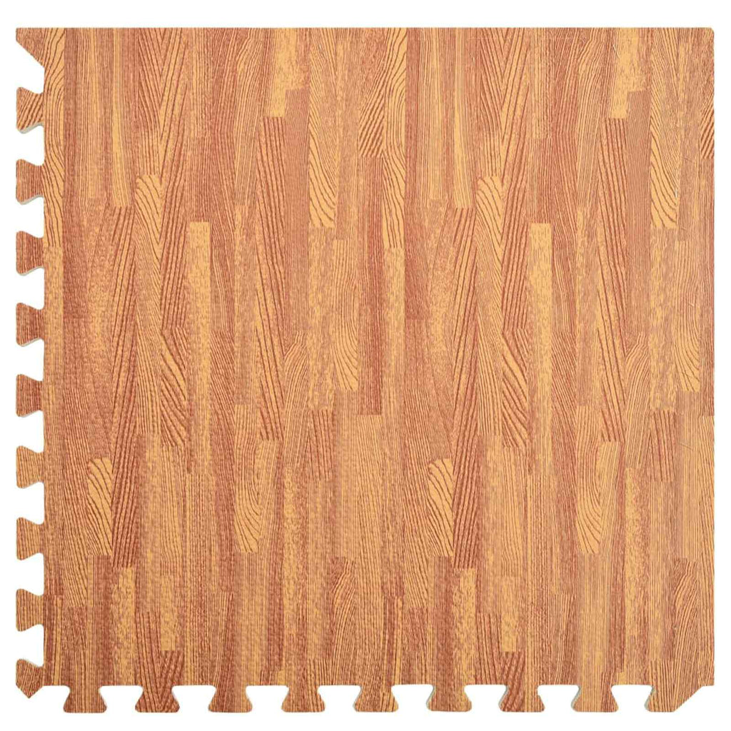 vidaXL Pool Bodenteppich 6 pcs Holz 4,32 ㎡ EVA-Schaum