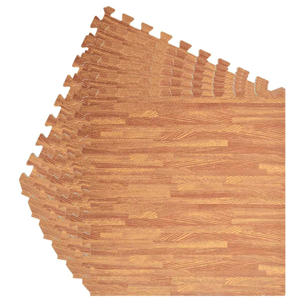 vidaXL Pool Bodenteppich 6 pcs Holz 4,32 ㎡ EVA-Schaum