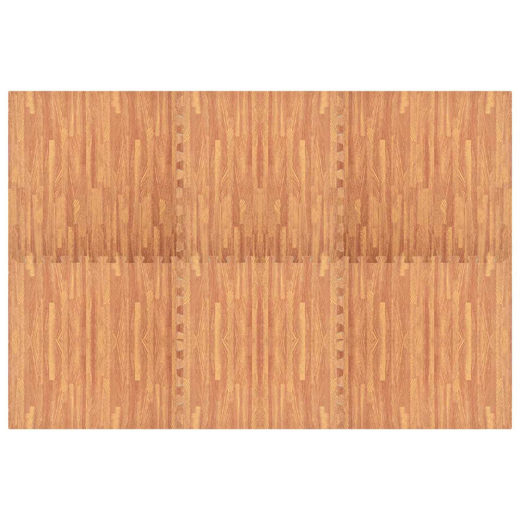 vidaXL Pool Bodenteppich 6 pcs Holz 4,32 ㎡ EVA-Schaum