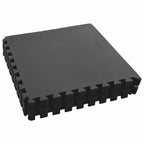 vidaXL Pool Bodenteppich 12 pcs Schwarz 4,32 ㎡ EVA-Schaum