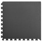 vidaXL Pool Bodenteppich 12 pcs Schwarz 4,32 ㎡ EVA-Schaum