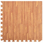 vidaXL Pool Bodenteppich 24 pcs Holz 8,64 ㎡ EVA-Schaum