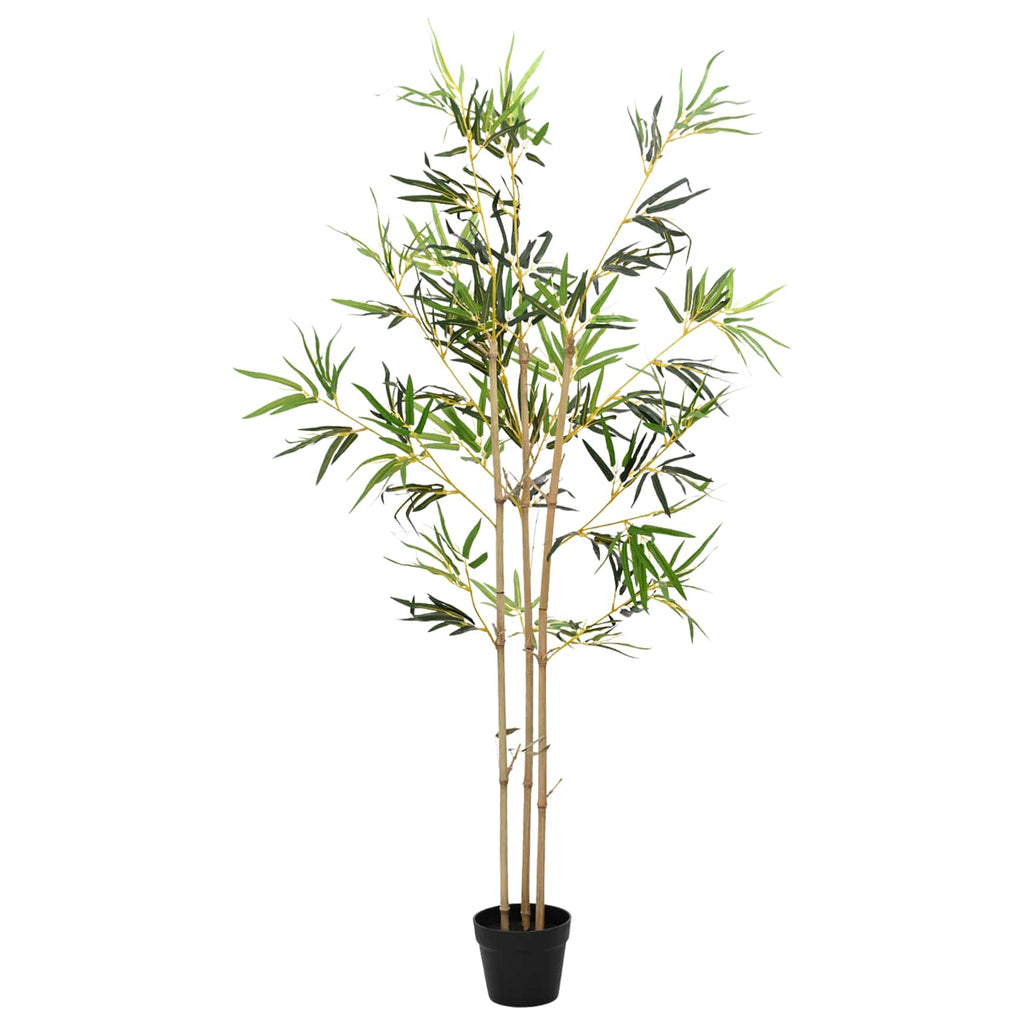 vidaXL Kunstbambusbaum Grün 55 x 16 x 150 cm Stoff und Bambus