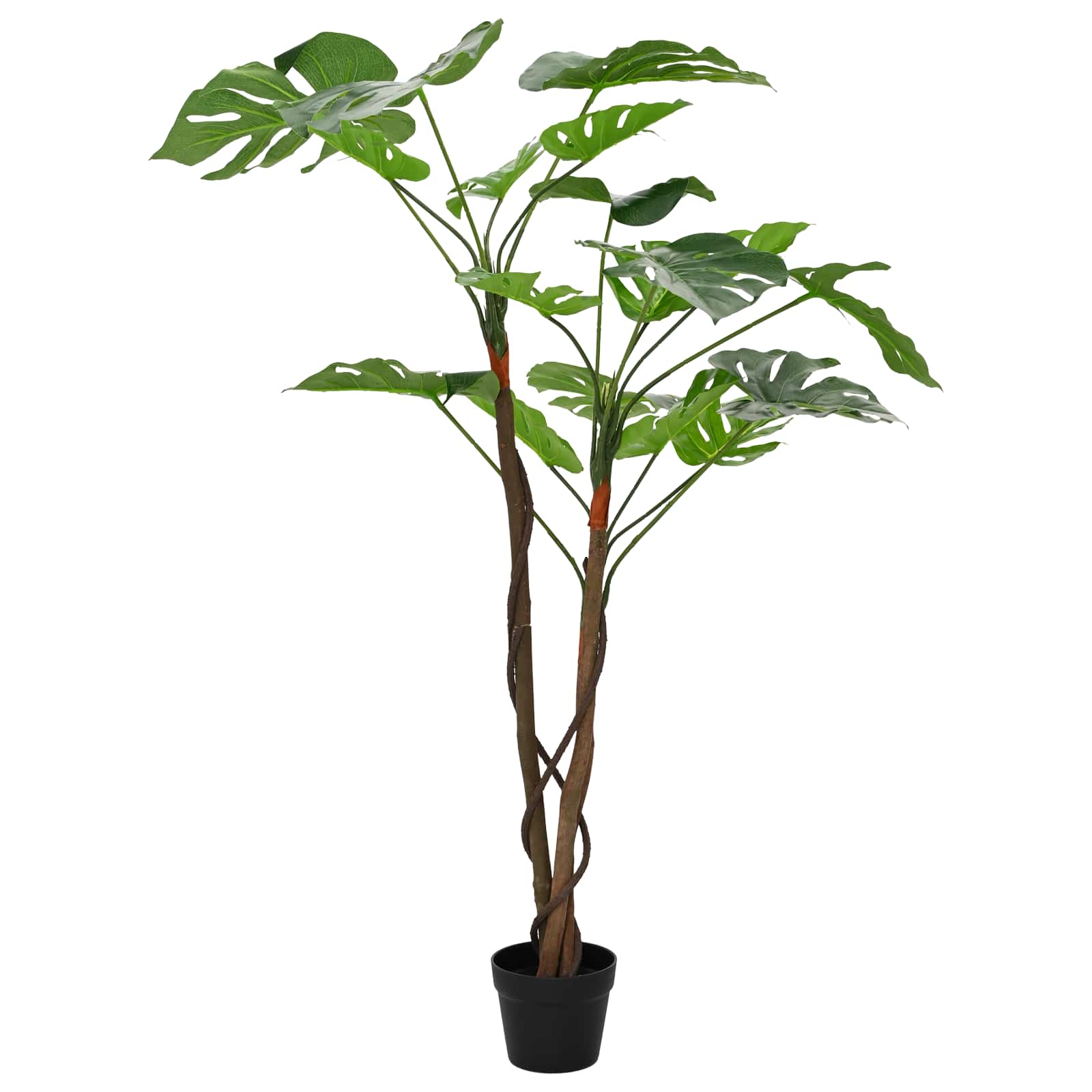 vidaXL Künstliche Monstera Pflanze Grün 70 x 16 x 130 cm