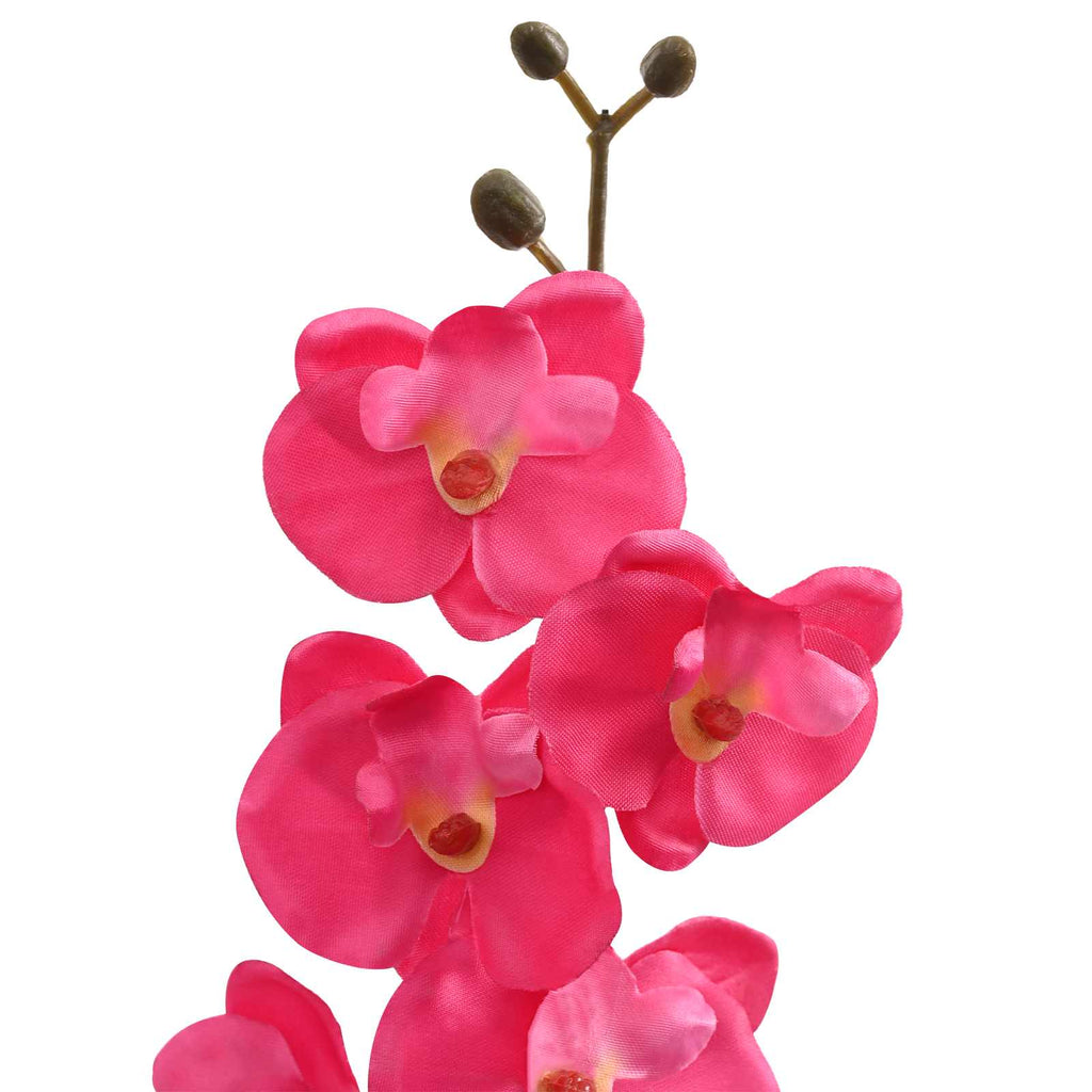 vidaXL Künstliche Orchideen Pflanze Rot 36 x 10 x 30 cm