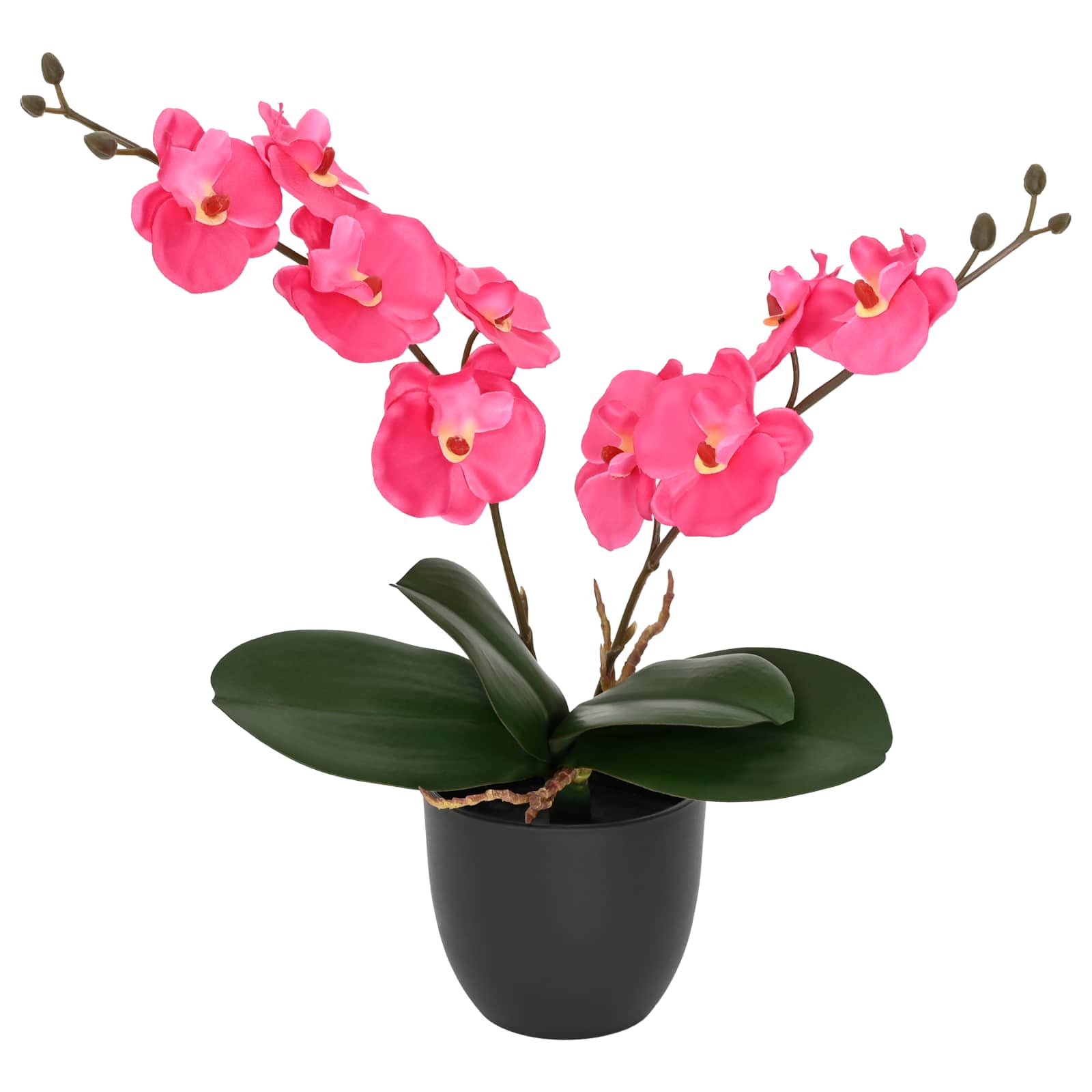 vidaXL Künstliche Orchideen Pflanze Rot 36 x 10 x 30 cm