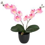 vidaXL Künstliche Orchideen Pflanze Rot 36 x 10 x 30 cm