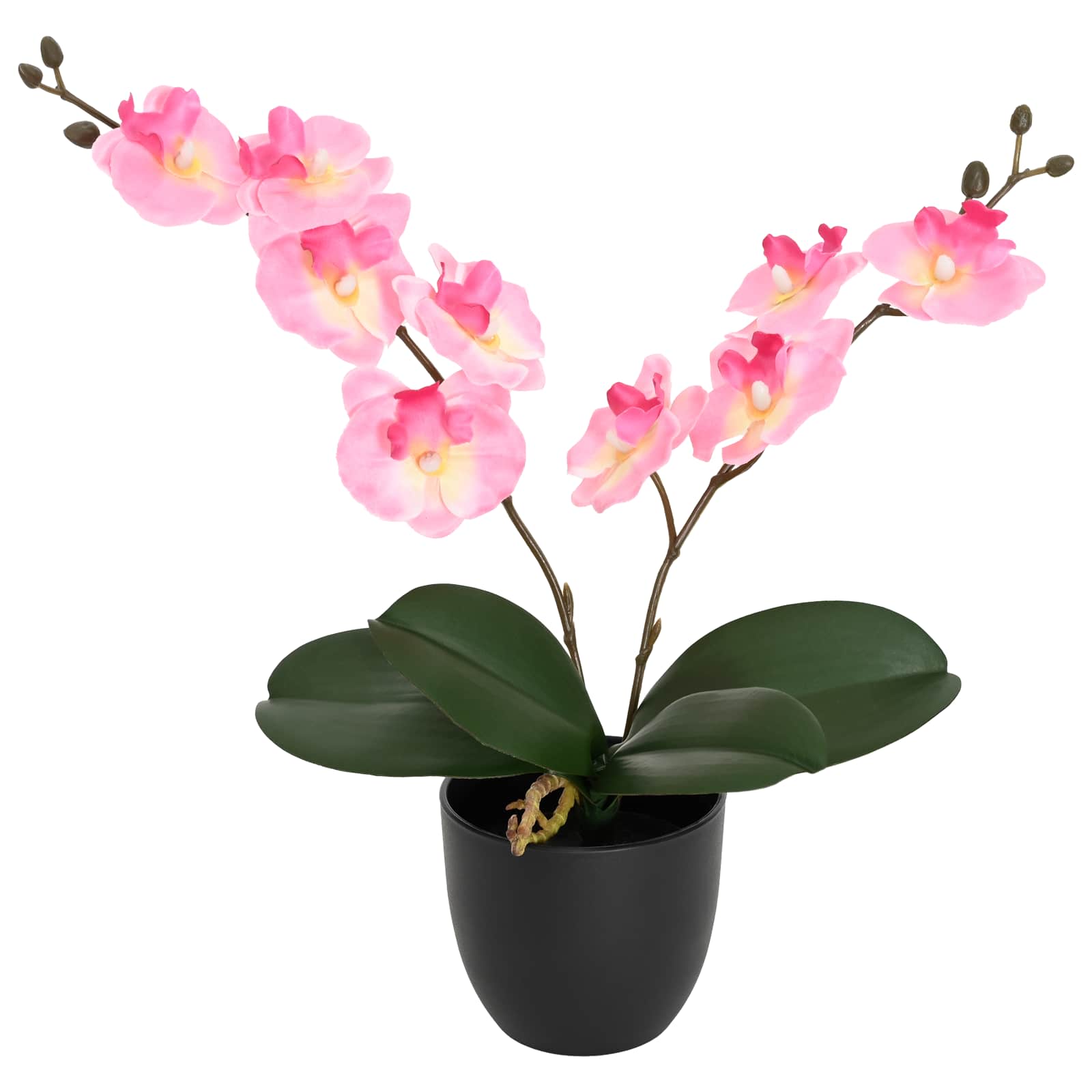 vidaXL Künstliche Orchideen Pflanze Rot 36 x 10 x 30 cm