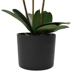 vidaXL Künstliche Orchideenpflanze mit Topf Weiß 45 x 15 x 65 cm