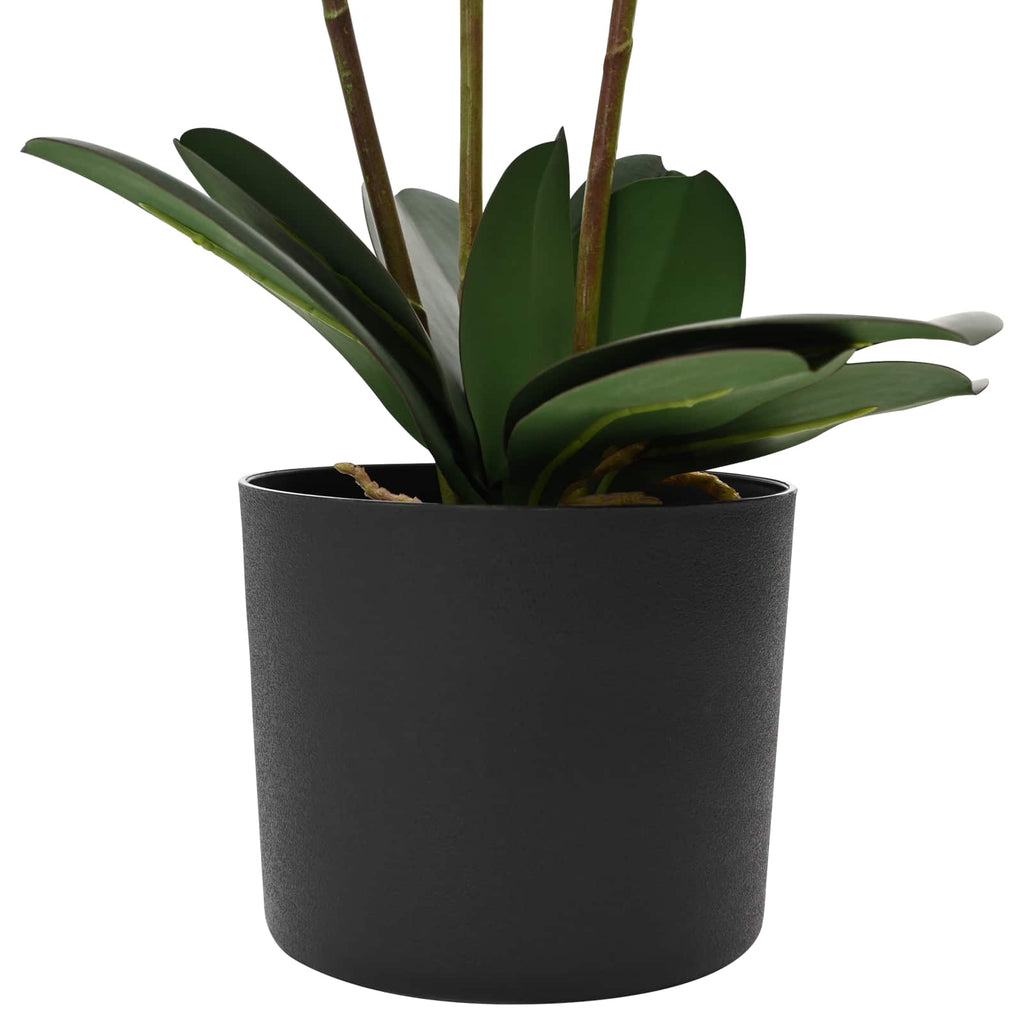 vidaXL Künstliche Orchideenpflanze mit Topf Weiß 45 x 15 x 65 cm