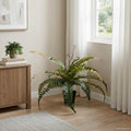 vidaXL Künstlicher Farnbaum Grün 58 x 13 x 60 cm Stoff und PE