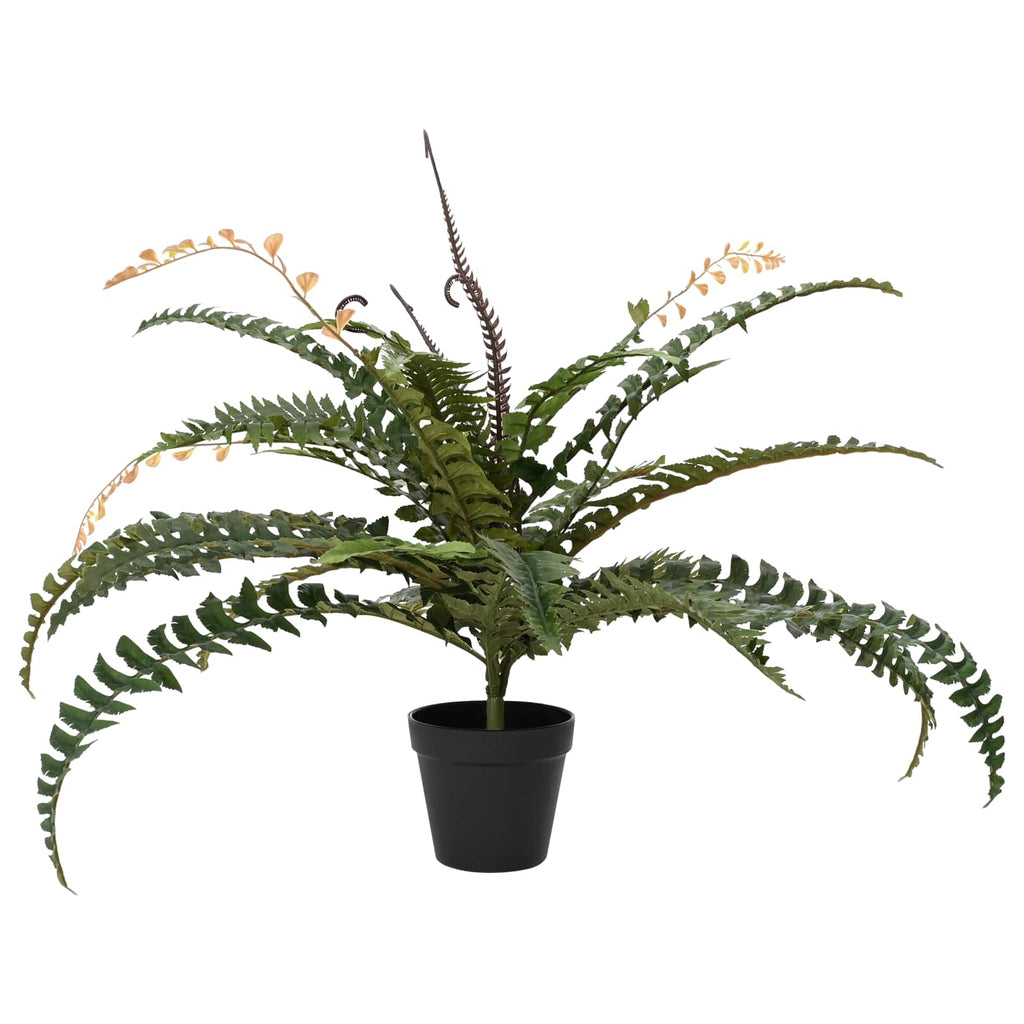 vidaXL Künstlicher Farnbaum Grün 58 x 13 x 60 cm Stoff und PE