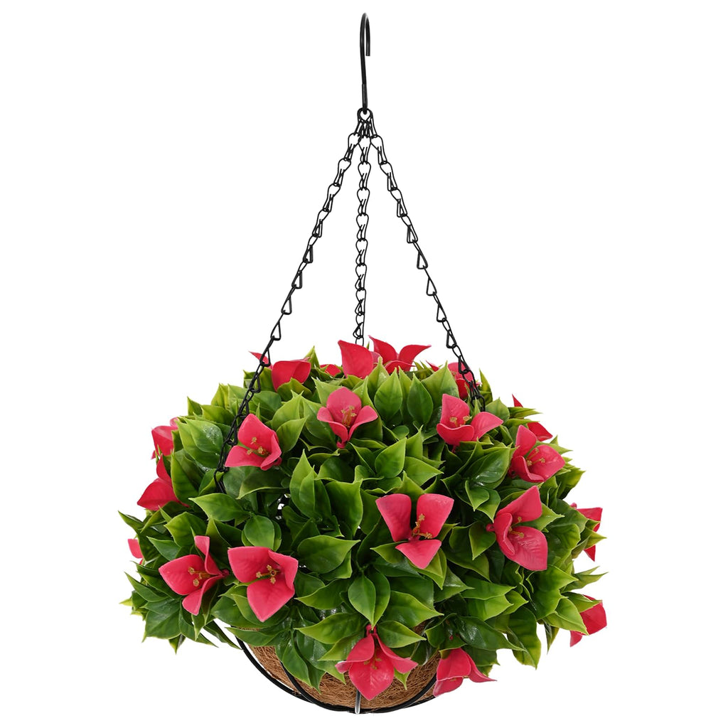 vidaXL Künstliche Blumen Rosig 33 x 33 x 44 cm PE und Stahl