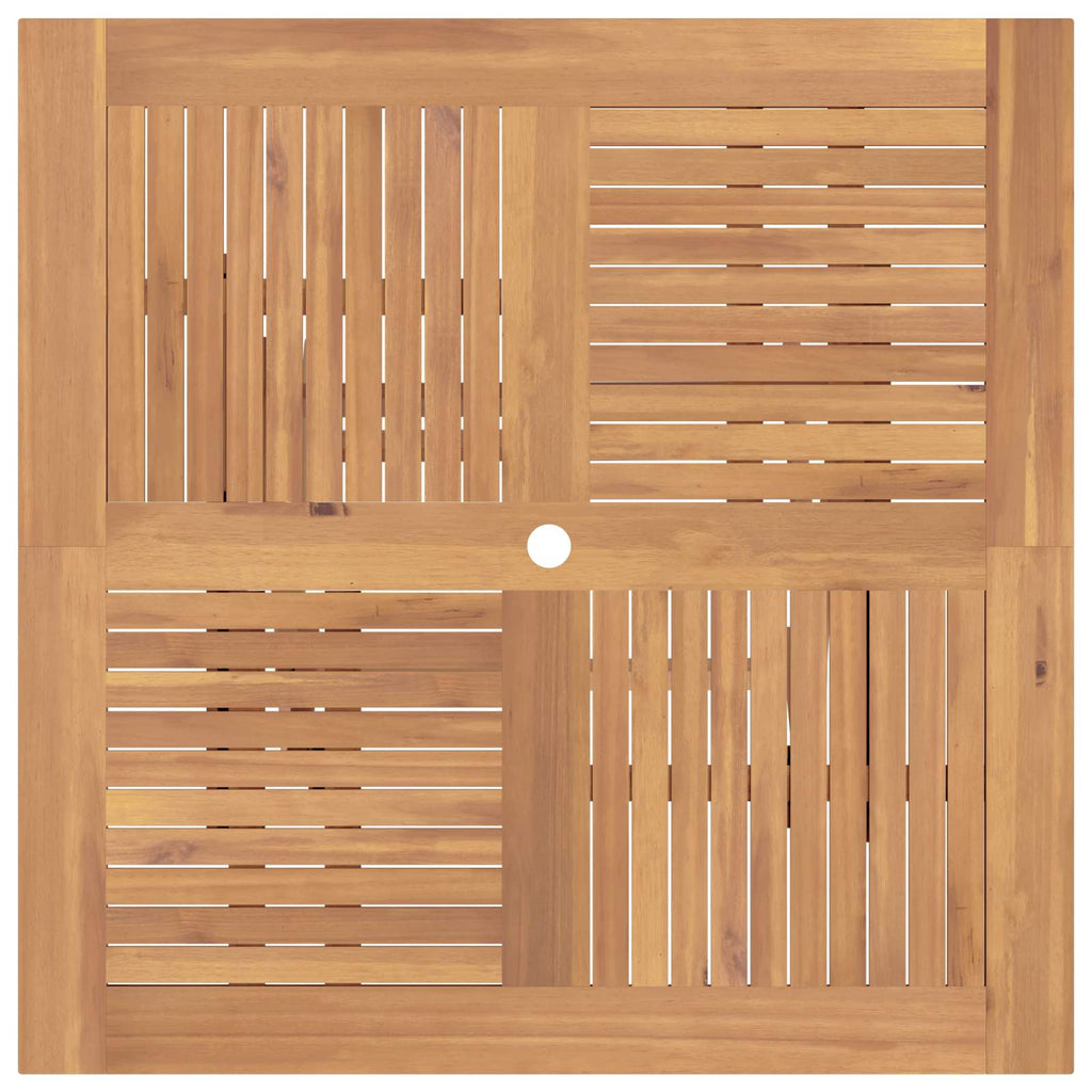 vidaXL Garten Bistro Set 3 pcs Braun Massivholz Teak
