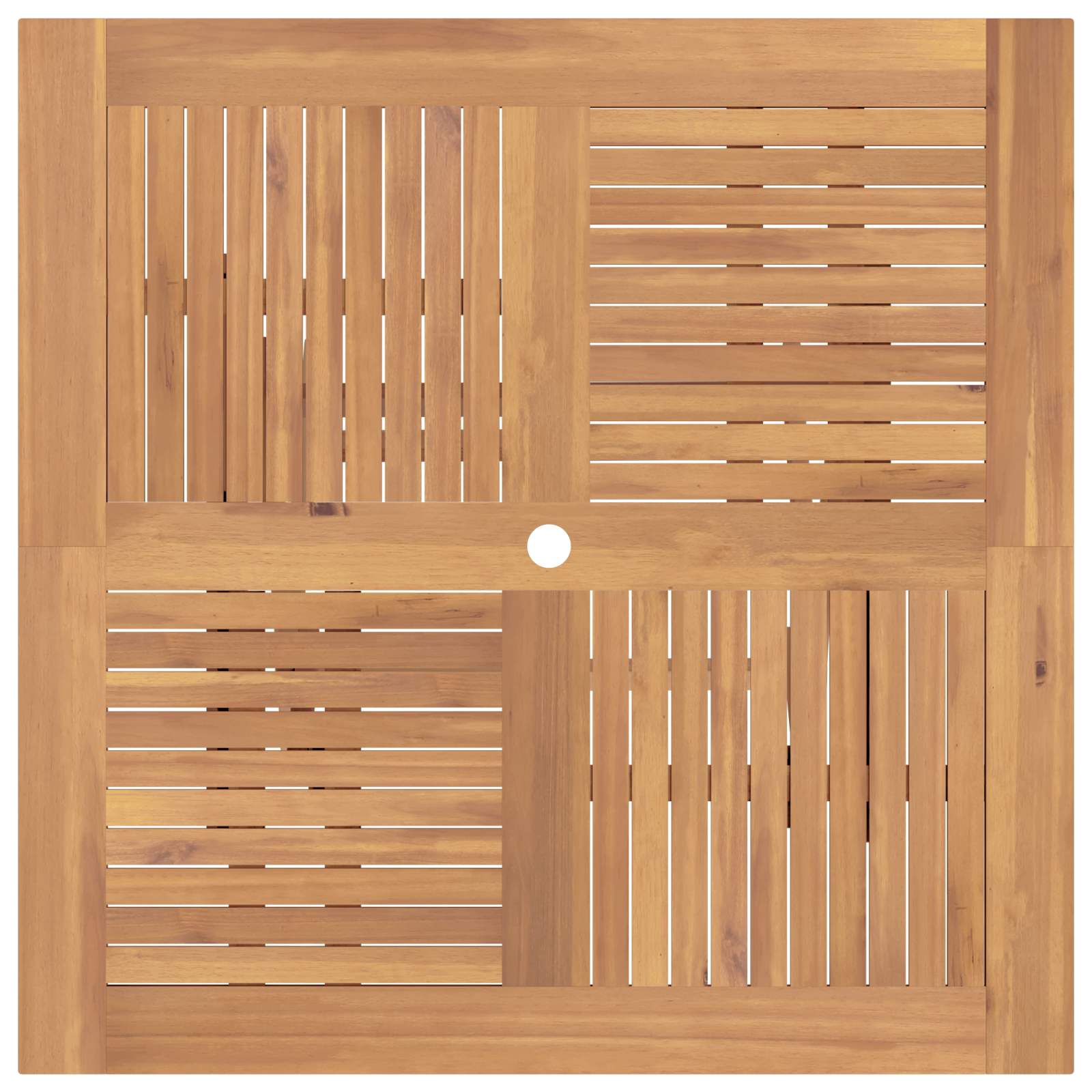 vidaXL Garten Bistro Set 3 pcs Braun Massivholz Teak