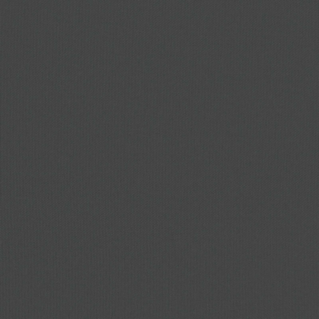 vidaXL Outdoor-Sofagarnitur 9 pcs Schwarz und Dunkelgrau Polyester