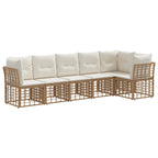 vidaXL Gartensofa-set Poly-Rattan
