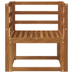 vidaXL Outdoor-Sofa Massivholz Akazie Natur