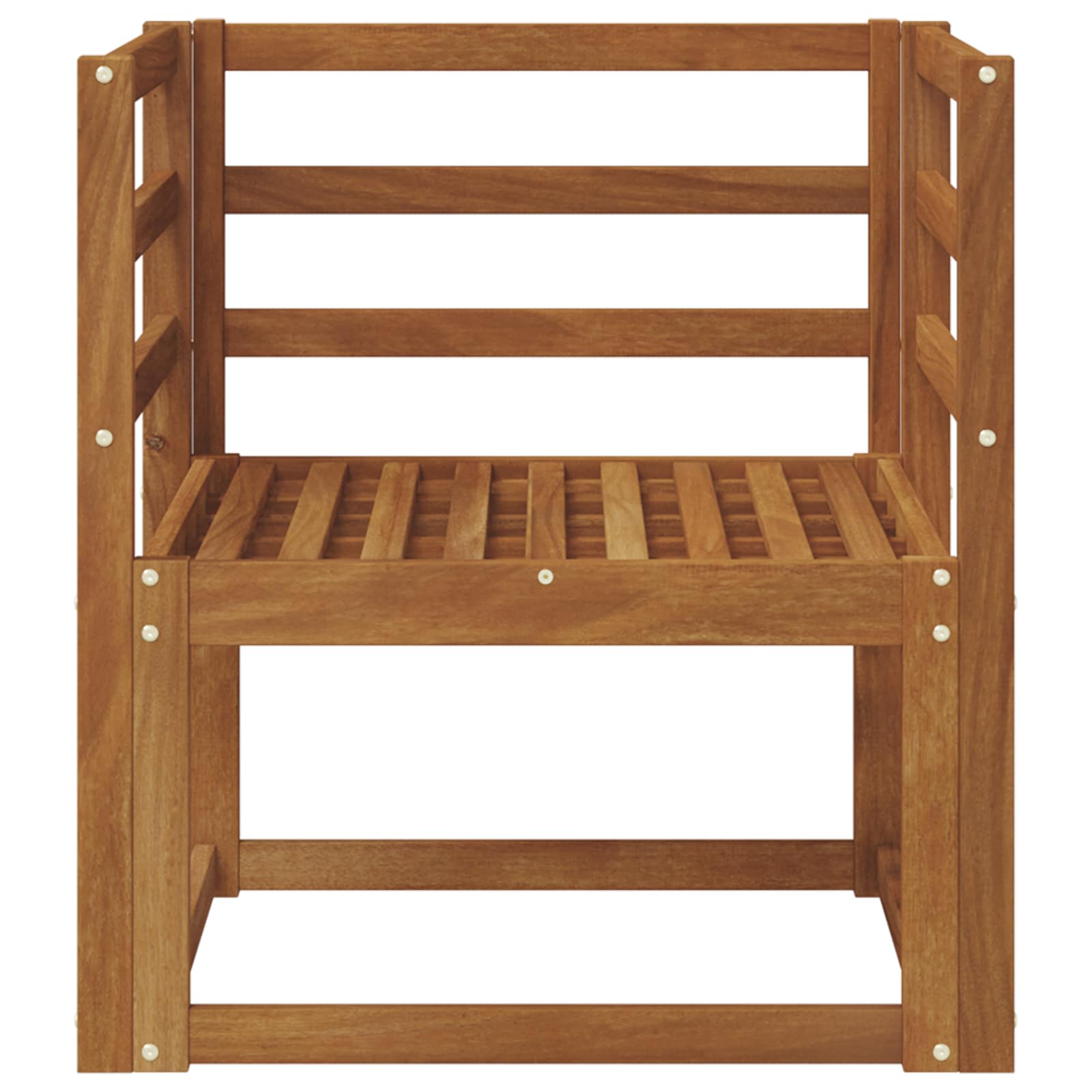 vidaXL Outdoor-Sofa Massivholz Akazie Natur