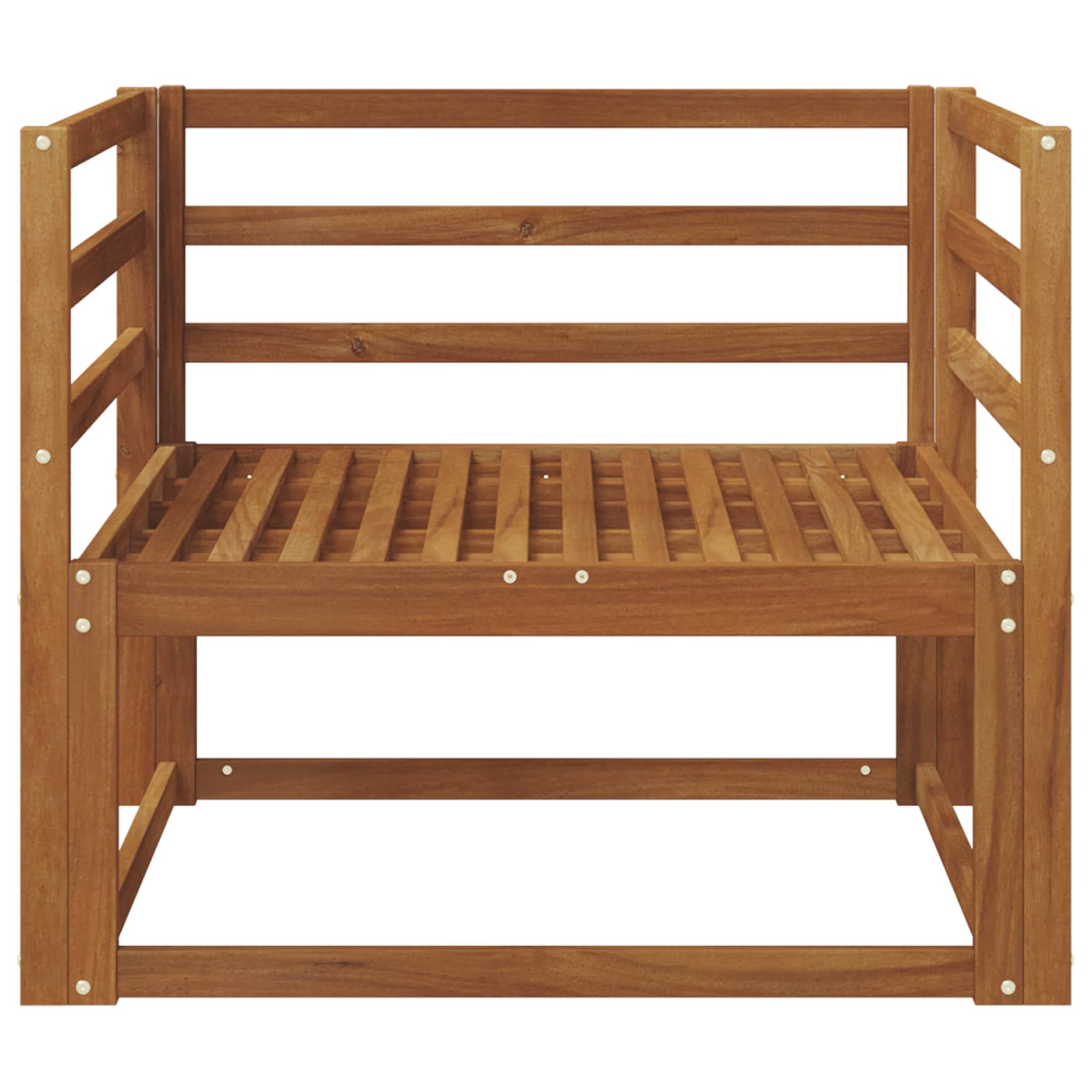 vidaXL Outdoor Mittelsofa Natur