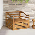 vidaXL Outdoor-Sofa Natur
