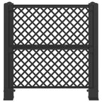 vidaXL Mülltonnengitter Anthrazit 123 x 47 x 114 cm PP