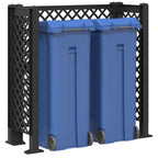 vidaXL Mülltonnengitter Anthrazit 123 x 47 x 114 cm PP