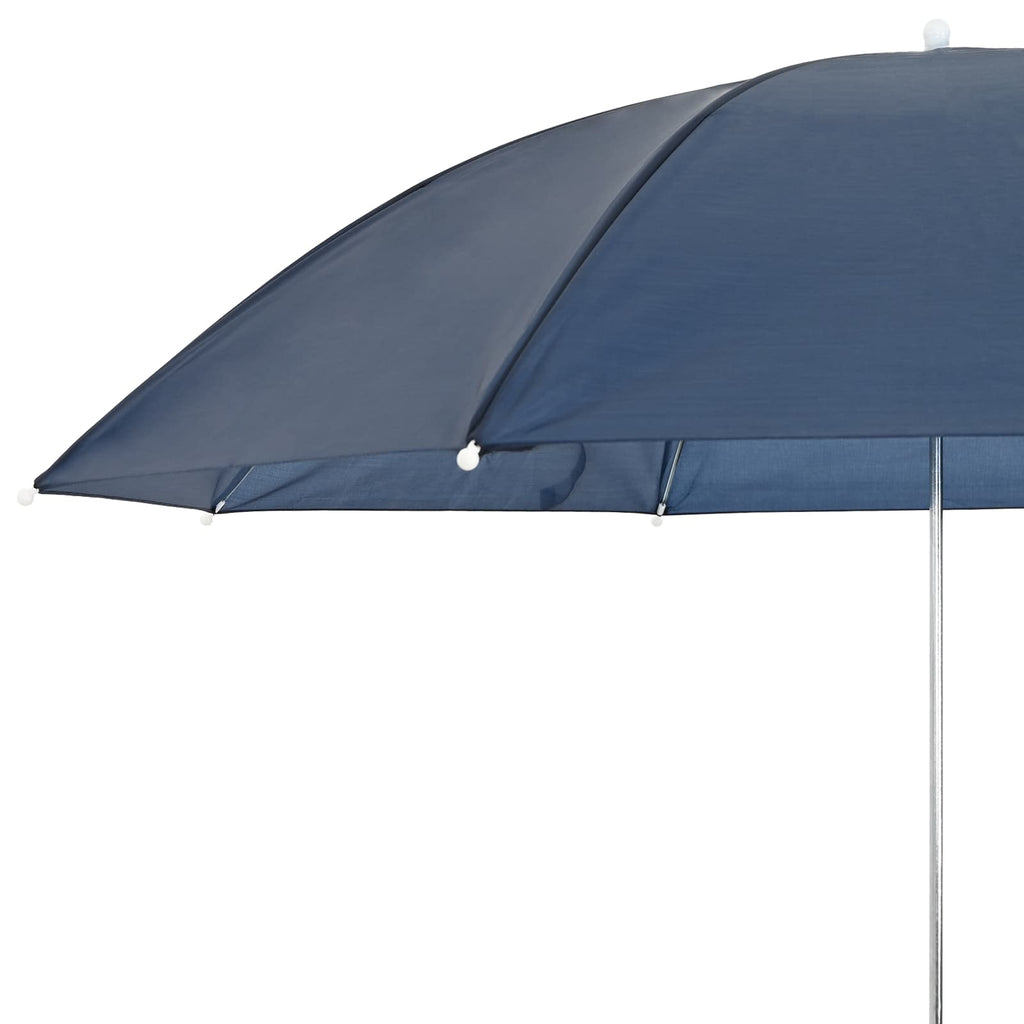 vidaXL Sonnenschirm mit Klemme 2 pcs Marineblau Ø 105 x 86 cm