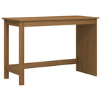 vidaXL Desk und Rolling Cabinet Set MOSS 2 pcs Honigbraun