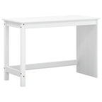 vidaXL Desk und Rolling Cabinet Set MOSS 2 pcs Weiß