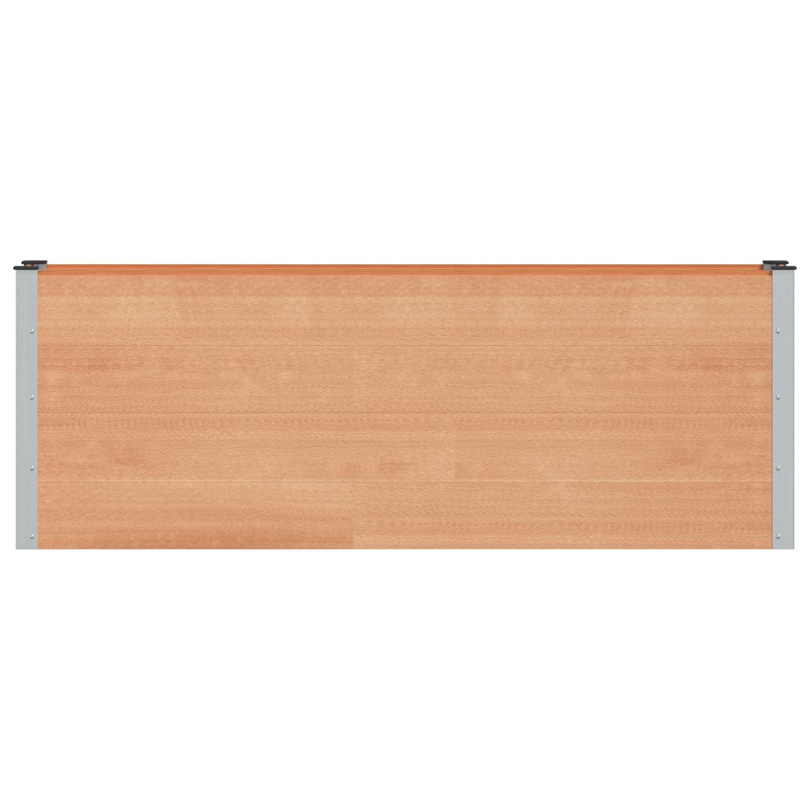 vidaXL Hochbeet Braun 200 x 30 x 72 cm WPC und Aluminium