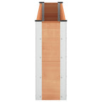 vidaXL Hochbeet Braun 200 x 30 x 72 cm WPC und Aluminium