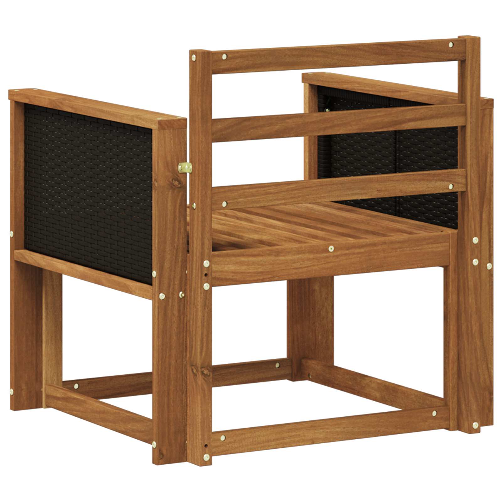 vidaXL Outdoor Mittelsofa Massivholz Akazie Natur