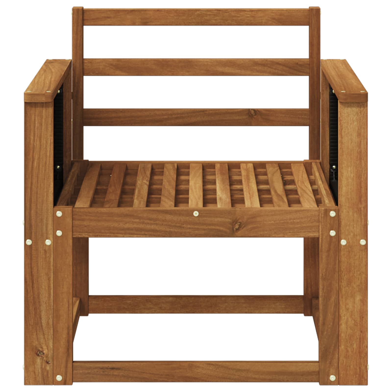 vidaXL Outdoor Mittelsofa Massivholz Akazie Natur