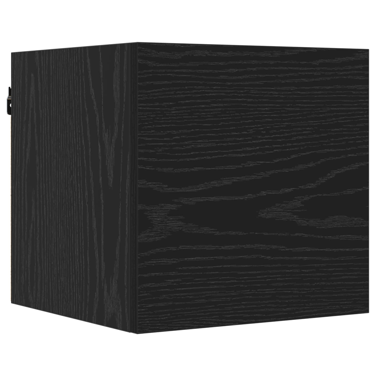 vidaXL Wandmontiertes TV-Regal 8 pcs Schwarze Eiche 30,5 x 30 x 30 cm