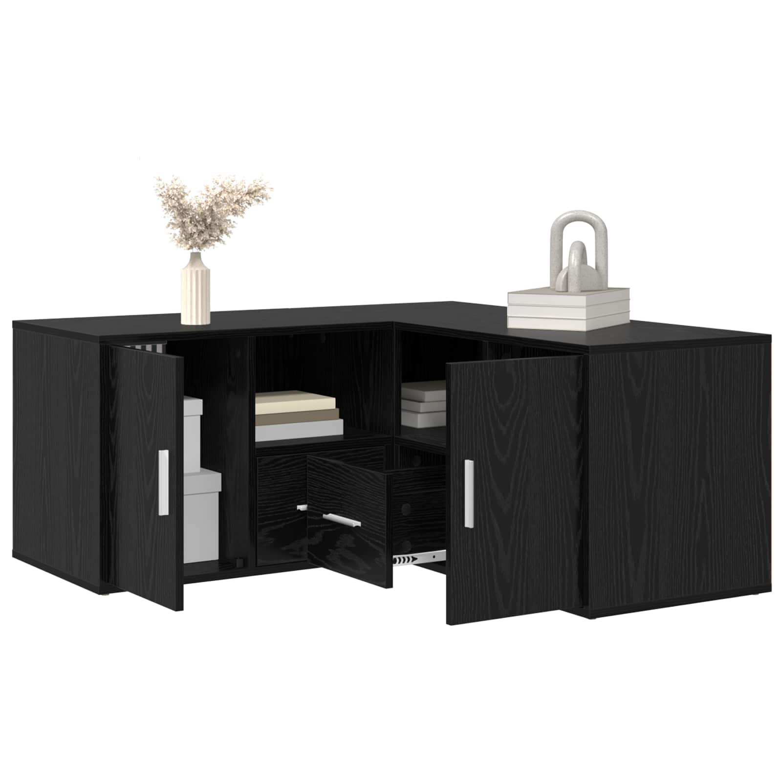 vidaXL Eckschrank 2 pcs