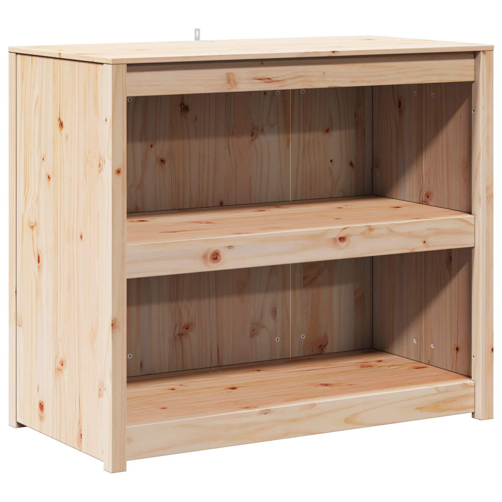 vidaXL Outdoor-Küchenschrank mit Regal MEPPEL 3 Stück Natur Douglasie