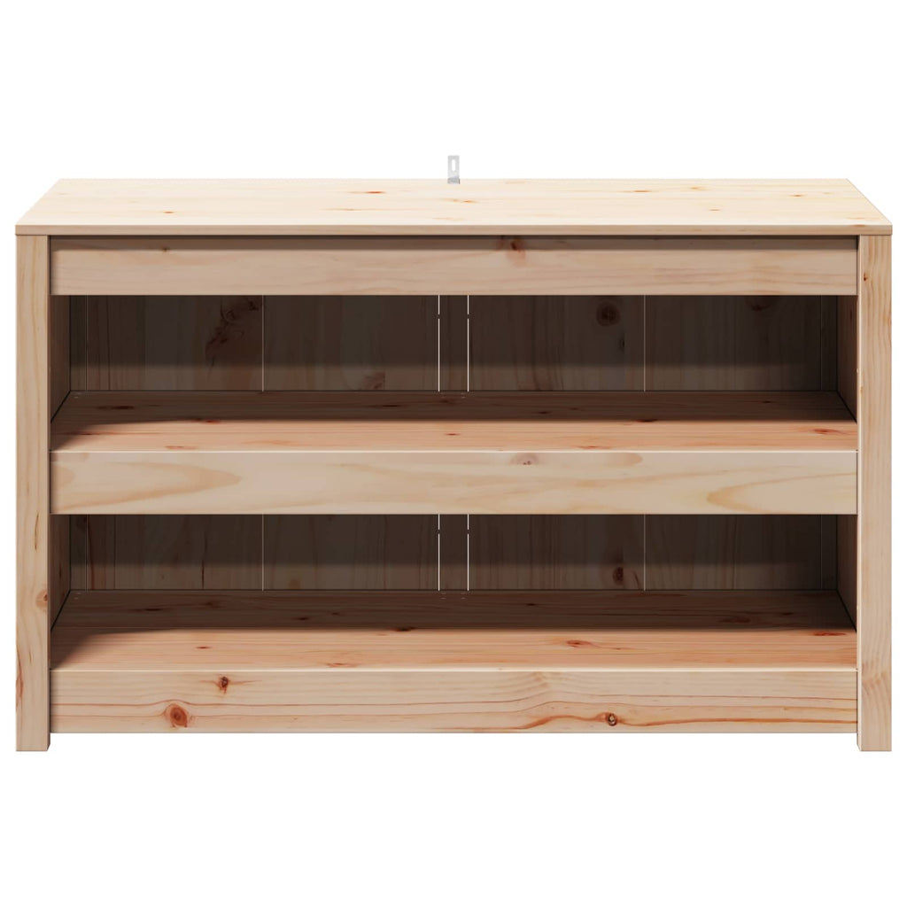 vidaXL Outdoor-Küchenschrank mit Regal MEPPEL 3 Stück Natur Douglasie