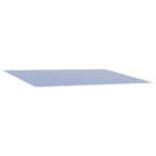 vidaXL Markisenersatzstoff Blau und Weiß 250 x 200 cm Polyester