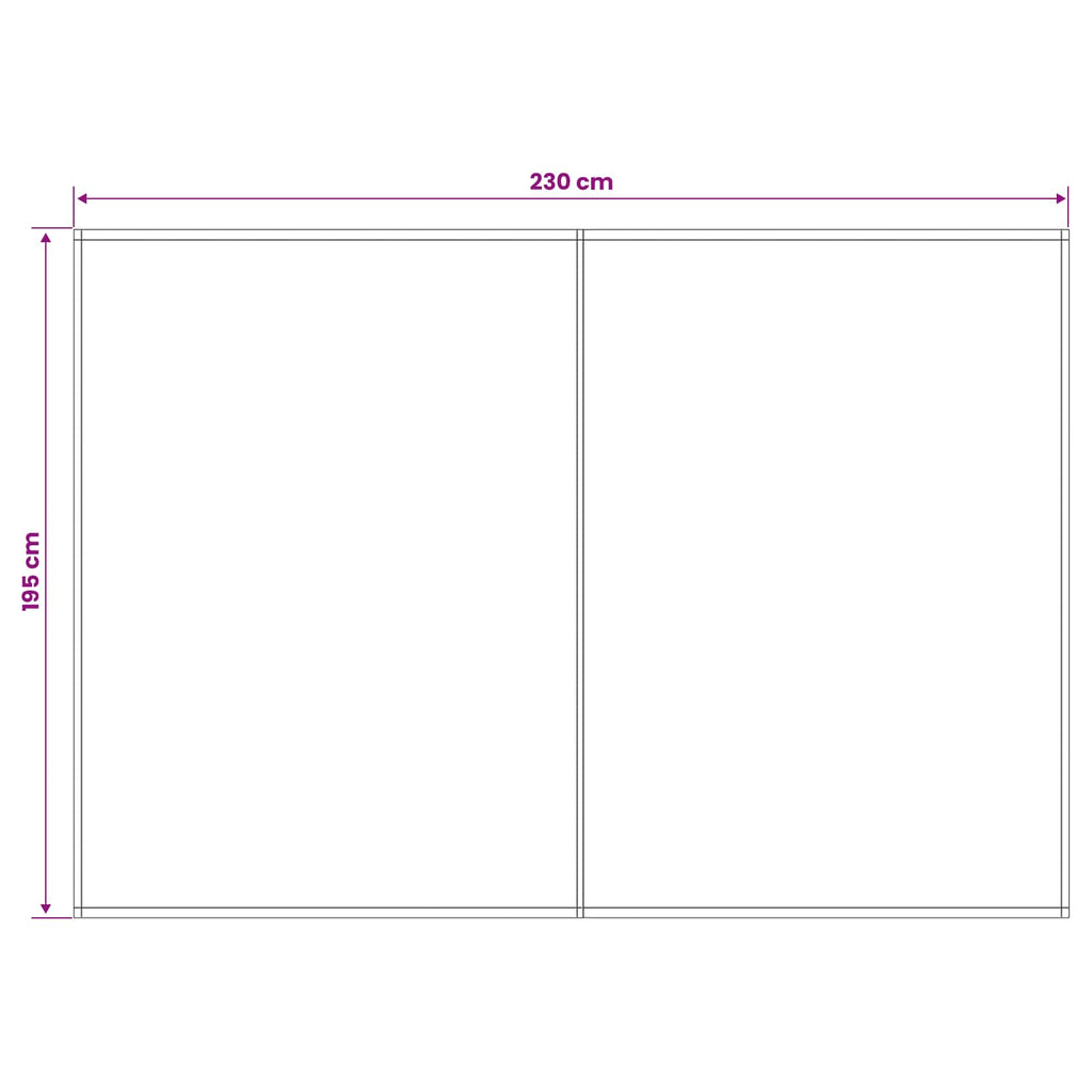 vidaXL Markisenersatzstoff Creme 250 x 200 cm Polyester