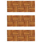 vidaXL Terrassenfliese 30 pcs Braun 30 x 30 cm Akazien-Hartholz