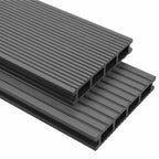 vidaXL Terrassendiele 30 pcs Grau WPC