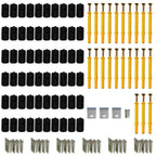 vidaXL Terrassendiele 32 pcs Grau WPC