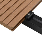 vidaXL Terrassendiele 16 pcs Teak WPC