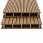 vidaXL Terrassendiele 108 pcs Teakfarbe WPC