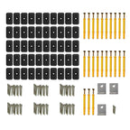 vidaXL Terrassendiele 64 pcs Teak WPC