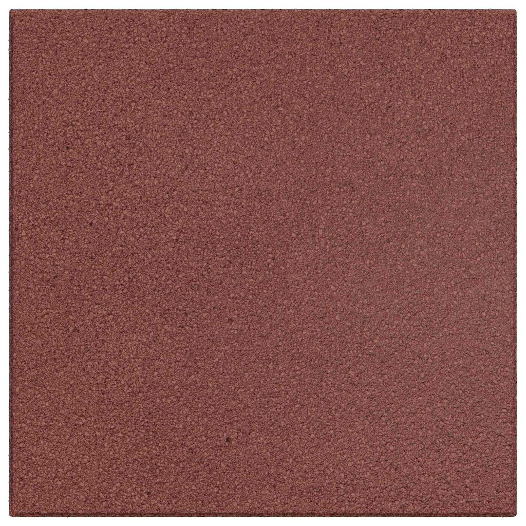 vidaXL Sturzschutzfliesen 18 pcs Rot 50 x 50 cm Gummi