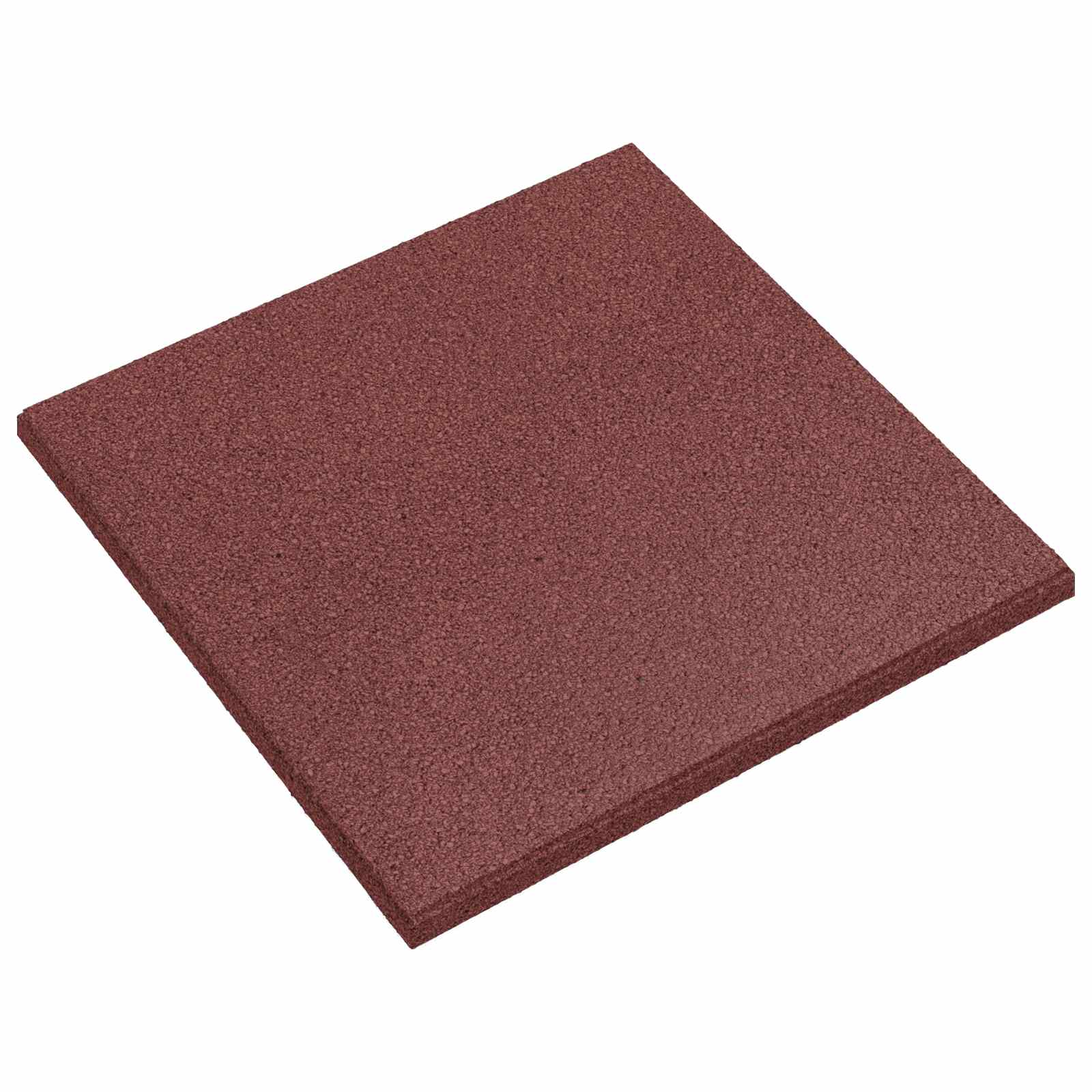 vidaXL Sturzschutzfliesen 24 pcs Rot 50 x 50 cm Gummi