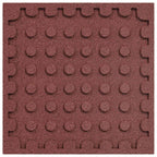 vidaXL Sturzschutzfliesen 24 pcs Rot 50 x 50 cm Gummi