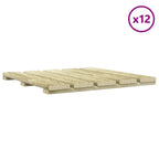 vidaXL Terrassenfliese 12 pcs Grün 50 x 50 cm